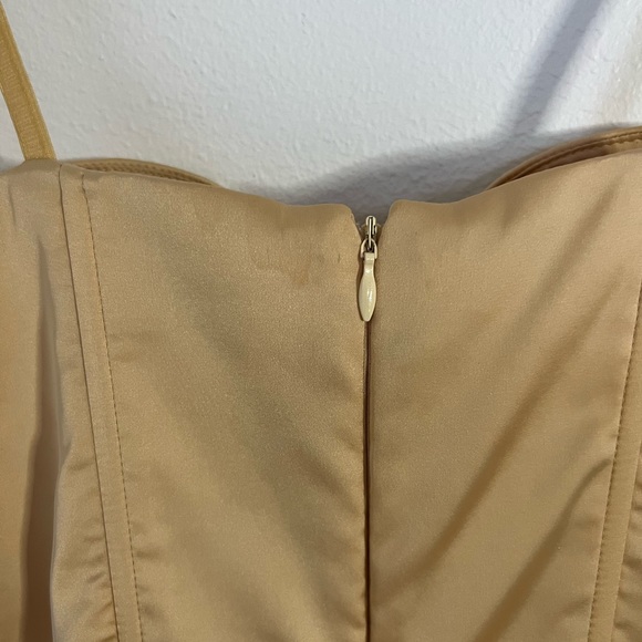 OH POLLY Gold Mini Dress - Picture 7 of 7